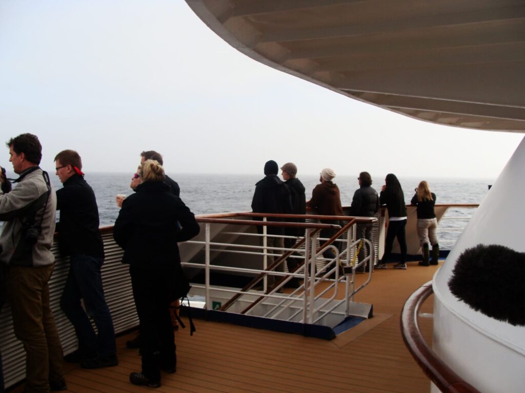 Ship on Drake Passage