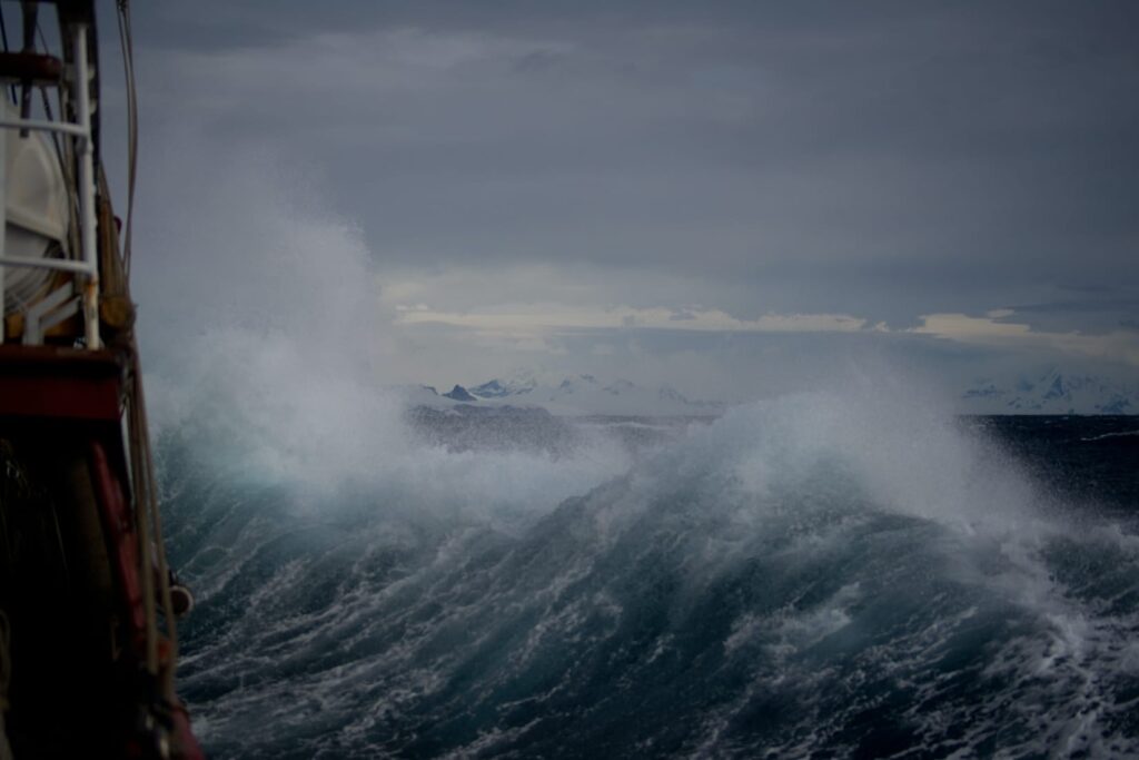 Rough seas in the Drake Passage